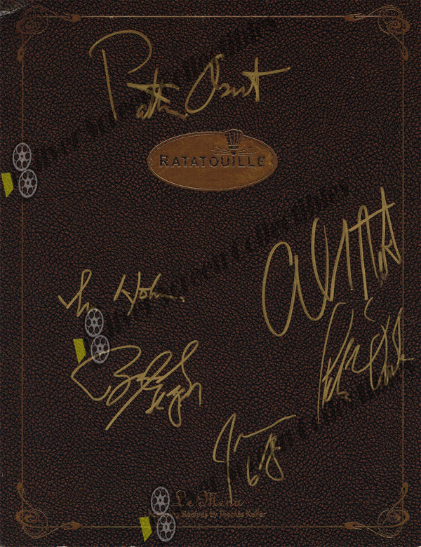 Ratatouille (2007) / Le Menu - Cast Signed Booklet (JSA Cert)