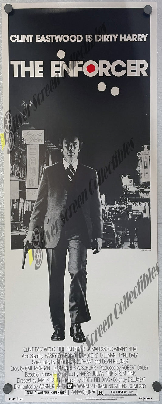 The Enforcer (1976) - Original U.S. Insert Movie Poster (14" x 36")